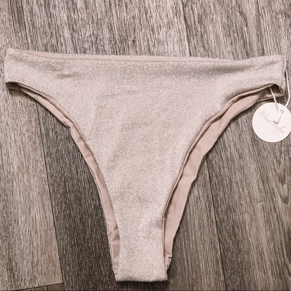 ✨NWT✨ Wave Babe Shimmer High Waist Bikini Bottom